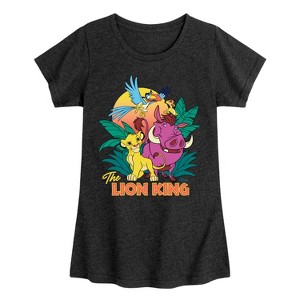 Girls' - Disney - The Lion King Fitted Short Sleeve Graphic T-Shirt - 1 of 4