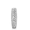 HomeRoots 32" Aluminum Silver Twigs Cylinder Floor Vase - 3 of 4