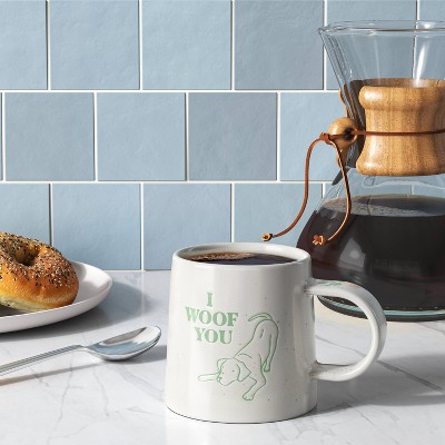 16oz Stoneware I Woof You Mug White - Room Essentials&#8482;_2