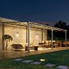 CLIHOME 20 ft. x 12 ft. Aluminum Sloped Roof Hardtop Gazebo Outdoor Pergola with UV Protection Polycarbonate Patio Cover - 3 of 4