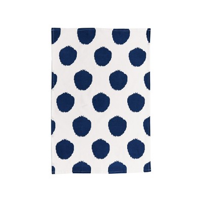 carol & frank Indigo Dot Towel