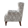 Theodor Armchair with Spindle Legs for Living Room and Bedroom Club Chair Set of 2 | ARTFUL LIVING DESIGN - 3 of 4