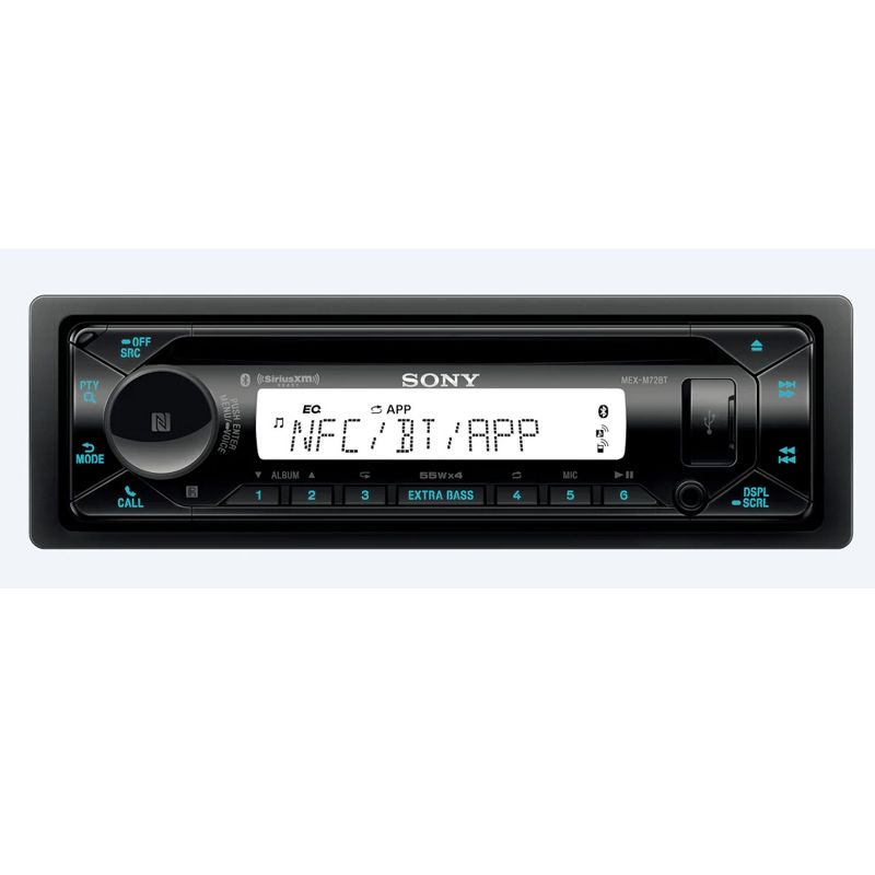 Sony Mobile MEX-M72BT Marine CD Receiver w/ Bluetooth & SongPal., 1 of 7