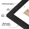 Americanflat Wide Molding Picture Frame with Mat - 3 of 4