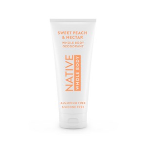 Native Whole Body Deodorant Cream - Sweet Peach & Nectar - Aluminum Free - 3oz - 1 of 4