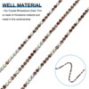 Unique Bargains Clothing Decoration Crystal Rhinestone Sew on Close Claw Chain Trim - 3 of 4