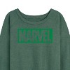 Women's - Marvel - St. Patty Lightweight French Terry Wide Neck Long Sleeve Shirt - 2 of 4