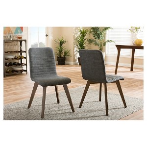Set of 2 Sugar Mid-century Dining Chairs - Baxton Studio - 1 of 4
