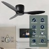 Bella Depot 52" Flush Mount Ceiling Fan without light 3 Reversible Blades, with 6 Speeds Reversible DC Motor, Low Profile Ceiling Fan - 4 of 4