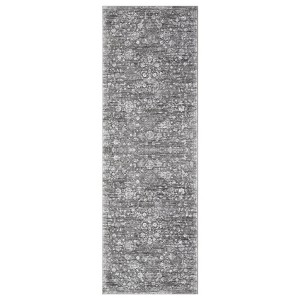 Washable Indoor Vintage Floral Print Area Rugs, Soft Non Slip Low Pile Floor Carpet for Home Office - 1 of 4