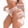 INSPIRE CHIC Women's Lace Mesh See Through Mid Rise Breathable Lightweight Seamless Briefs - 3 of 4