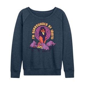 Women's - Disney - The Lion King Lightweight French Terry Wide Neck Long Sleeve Shirt - 1 of 4