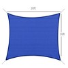 16' x 20' Sun Shade Sail Canopy Outdoor Shade Sail Cloth for Patio Deck Yard with D-Rings and Rope Included - 3 of 4