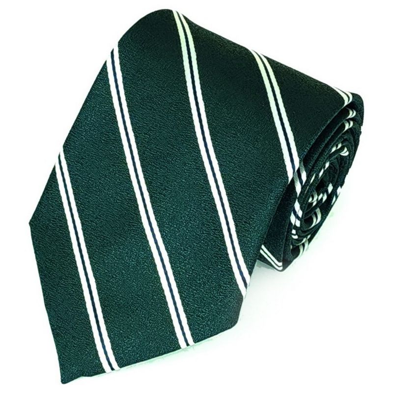 Men's Stripe 3.25 Inch Wide And 58 Inch Long Woven Neckties, 1 of 5