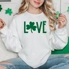 Simply Sage Market Women's Graphic Sweatshirt Love Clover St. Patrick's Day - 2 of 3