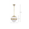 Nuvo Lighting Lakeshore 1 - Light Pendant in  Natural Brass - 3 of 4