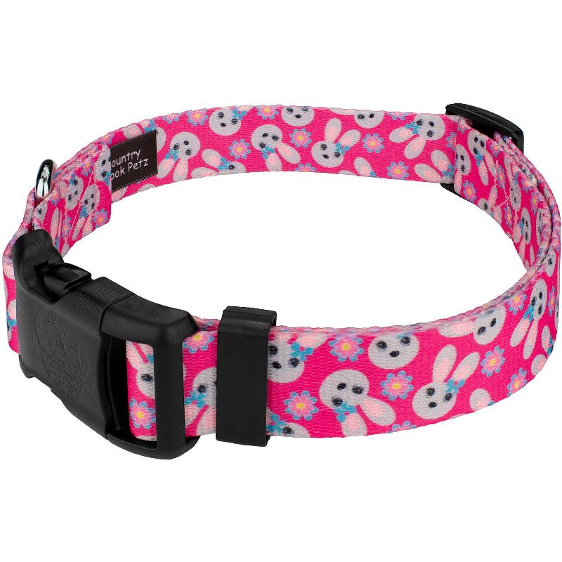 Country Brook Petz® Deluxe Spring Bunnies Dog Collar - Made in The U.S.A., 4 of 7