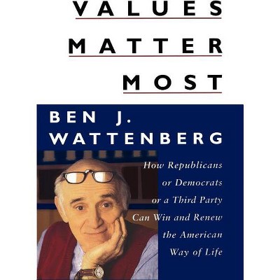 Values Matter Most - by  Ben J Wattenberg (Paperback)