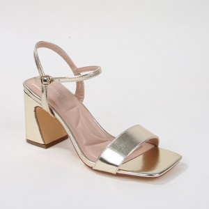 Berness Women's Cross Block Heel Sandals - 1 of 4
