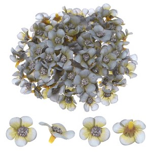 Unique Bargains Silk Decor DIY Wedding Mini Bulk Artificial Daisy Flowers Heads - 1 of 4