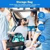 LakeForest"6.5x6.5FT Foldable Beach Canopy Tent with Sandbags, Poles, Sun Protection & Portable Storage Bag"Blue - 2 of 4