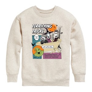 Boys' - Disney - The Nightmare Before Christmas Graphic Long Sleeve Fleece Sweatshirt - 1 of 4