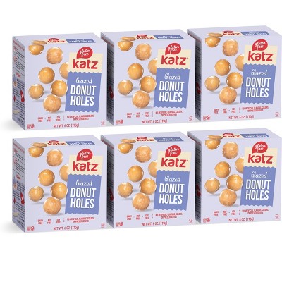 Katz Gluten Free Glazed Donut Holes - 6 Pack