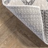 Nuloom Jenna Moroccan 5x8 Indoor Area Rug for Living Room Bedroom Dining Room Kitchen, Light Grey/Ivory - 4 of 4