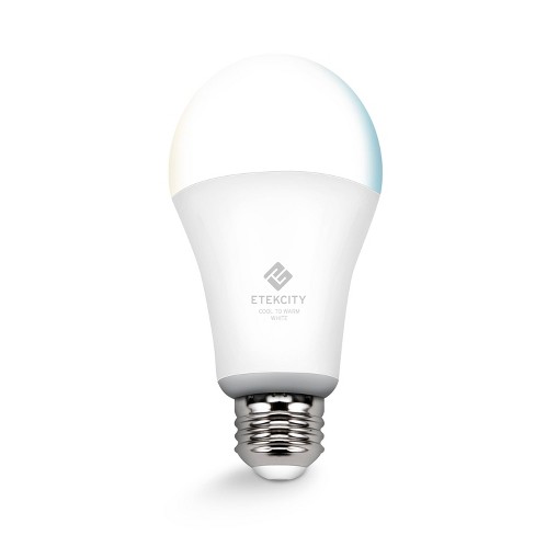 Etekcity Smart LED Cool-to-Warm White Light Bulb 