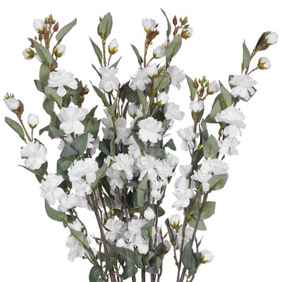 REGALWOVEN Silk Decor Wedding Artificial Rose Flower 35.4" 6 Pcs
