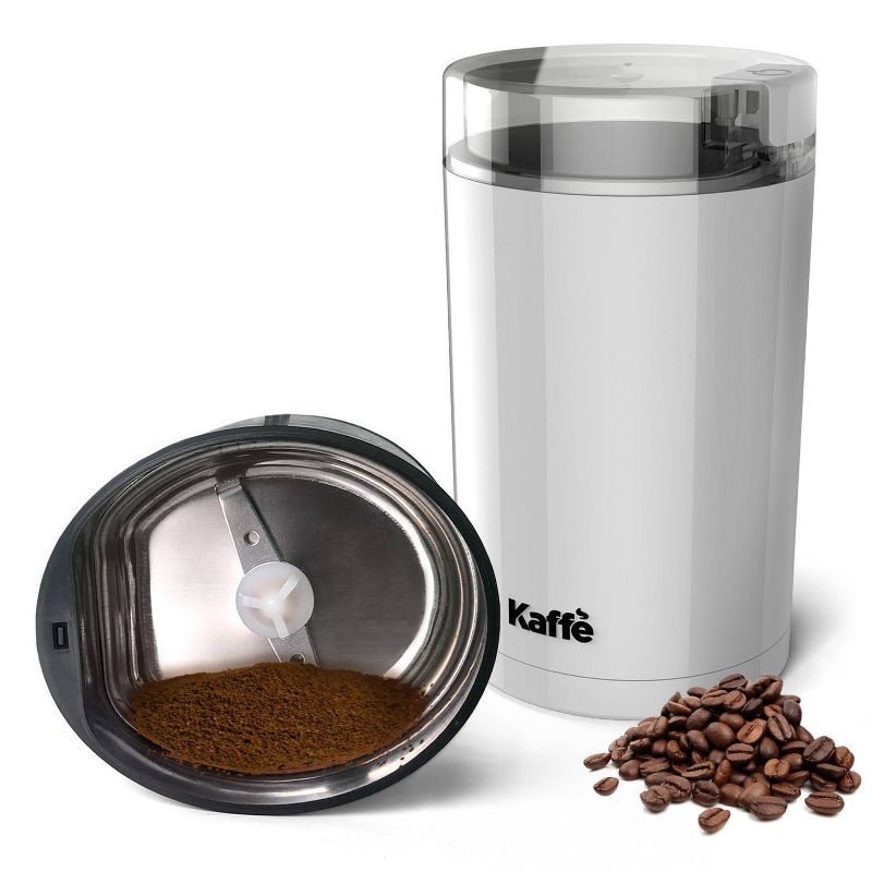 Kaffe Electric Coffee Grinder with Cleaning Brush, 3 of 4