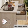 8 Drawer Dressers for Bedroom, Chest of Drawers with Deep Drawers, Large Double Dresser for Closet with Wide Top, Horizontal Wooden Dresser - 4 of 4