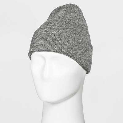 Men's Knit Beanie - Goodfellow & Co™ Gray One Size