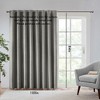 PAGED 84"x100" Printed Heathered Blackout Curtain Panel,Blackout Curtains for Bedroom,Window Patio Panel with Grommet Top,Living Room Curtains - 2 of 4