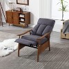 NicBex Modern Accent Chair Armchair Lounge Chair with Wood Frame Comfy Chair for Living Room, Bedroom, Office - 2 of 4