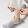 Alilang Men's 5 Pairs Low Cut Mesh Socks with Non-Slip Heel and Soft Stretch Fit - 3 of 4