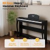 GLARRY Digital Piano 88 Keys Heavy Hammer Keyboard, with LCD Display and Headphone, Triple Pedals, Beginner Friendly - 3 of 4