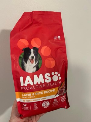 Iams dog food clearance lamb