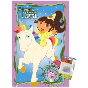 Trends International Nickelodeon Dora The Explorer - Fairytale Unframed Wall Poster Prints - 1 of 4