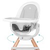 Munchkin Cloud Baby High Chair with 360° Swivel - Clear - 3 of 4