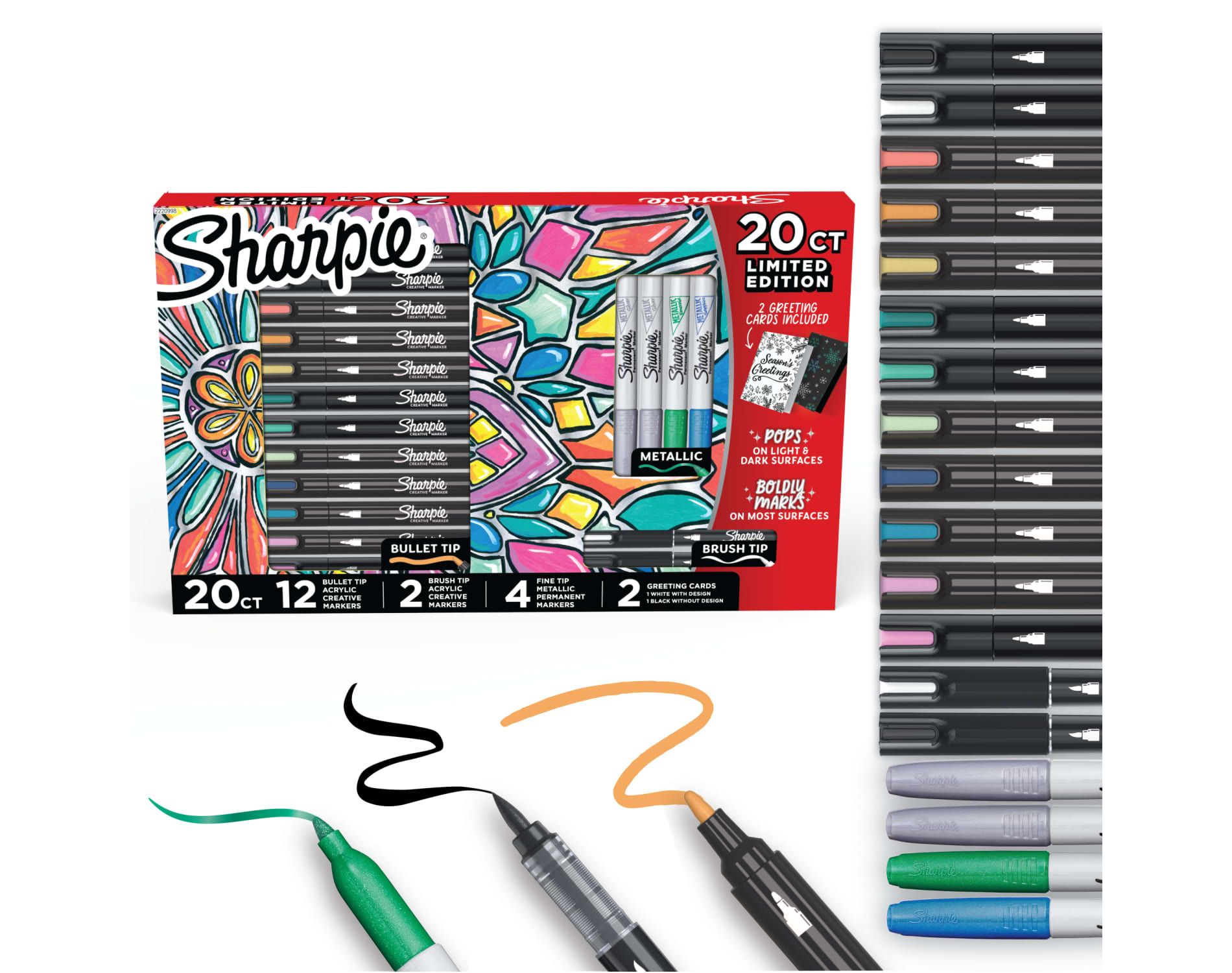Sharpie 20ct Creative Marker Set Holiday Gifting