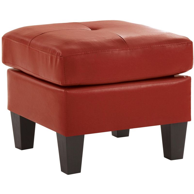 Passion Furniture Newbury Faux Leather Upholstered Ottoman, 2 of 4