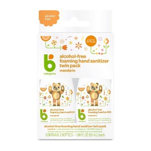 Babyganics Alcohol-Free Foaming Hand Sanitizer - 3.38 fl oz/2pk - 1 of 4