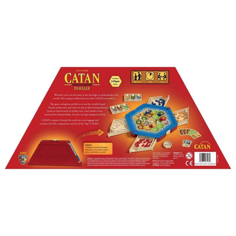 Catan Traveler Compact Edition Board Game, 2 of 5