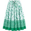 Collections Etc Cotton Border Print Skirt - 2 of 4