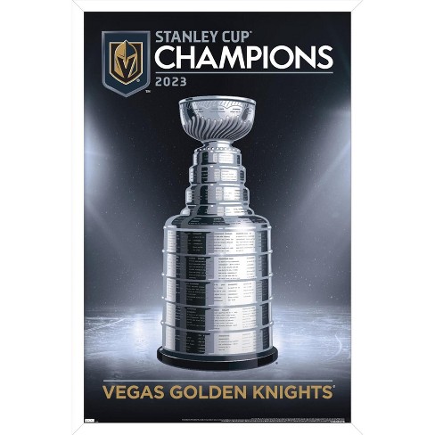 Vegas Golden Knights reveal Stanley Cup-inspired design at center ice