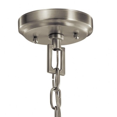 Morrigan 21" Brushed Nickel 3-Light Foyer Pendant