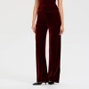 Women's High-Rise Wide Leg Velvet Pull-On Pants - A New Day™ - 3 of 4