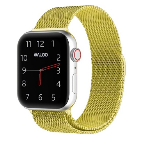 Worryfree Gadgets Metal Mesh Magnetic Apple Watch Band 45/44/42mm