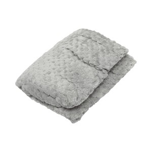 Unique Bargains Blanket Mesh Pineapple Pattern Coral Fleece Polyester 28"x39" - 1 of 4